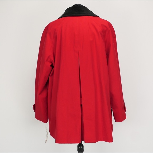 NEW! VTG Ralph Lauren Equestrian Riding Barn Coat Women's 1X Red Cotton Corduroy - Picture 5 of 15